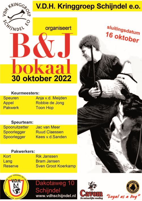 B&J Bokaal 30 oktober 2022